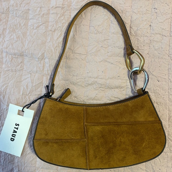 NWT STUAD Ollie Bag Tan Suede - Picture 4 of 7